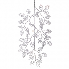 Елочная игрушка "Серебряная ветка", 33 см (6027-043)