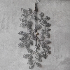 Елочная игрушка "Серебряная ветка", 33 см (6027-043)