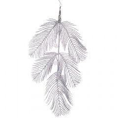 Елочная игрушка "Серебряная красота", 28 см (6027-044)