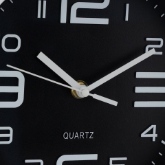 Годинник "Тінь", чорний, 20 см (2016-004)