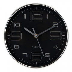 Годинник "Гравіс", чорно-срібний, 20 см (2016-006)