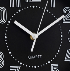 Годинник "Каденція", чорно-білий, 20 см (2016-014)