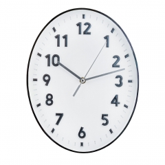 Годинник "Фракталь", біло-срібний, 32*24 см (2016-017)