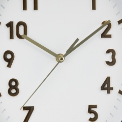 Годинник "Тікер", біло-золотий, 32*24 см (2016-019)