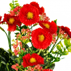 Цветочный букет, красный (8717-025)