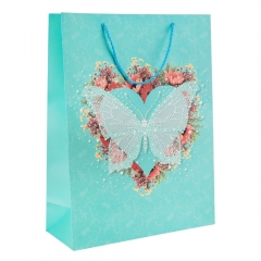 Подарунковий пакет "Метелик", 30*40 см * Рандомний вибір дизайну (9208-002)