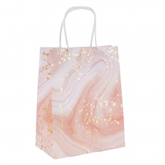 Подарунковий пакет "Золоте мереживо", 18*23 см * Рандомний вибір дизайну (9215-007)