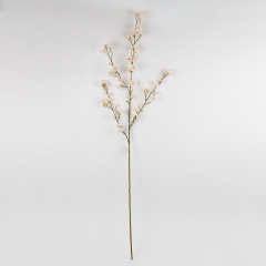 Искусственная ветка "Сакура", бело-розовая, 140 см (2026-015/peach)