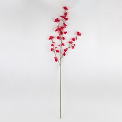 Искусственная ветка "Сакура", ярко-розовая, 140 см (2026-015/red)