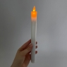 Набор из 2 электрических свечей, белый, 25,5 см (6032-011)