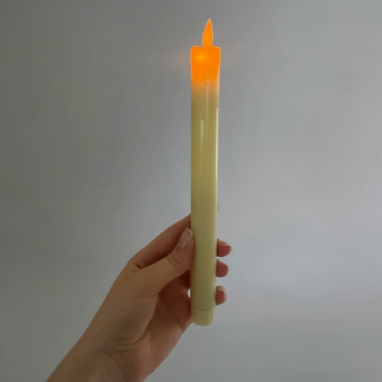 Набор из 2 электрических свечей, айвори, 25,5 см (6032-012)