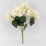 Букет гортензий, 5 бутонов, белый, 44 см (9259-119)