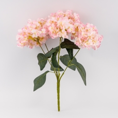Букет гортензий, 5 бутонов, розовый, 44 см (9259-120)