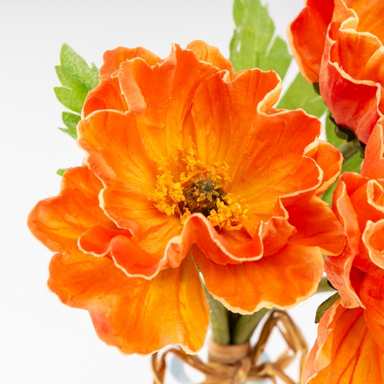 Букет маков, 5 бутонов, оранжевый, 31 см (9259-140) Букет маков, 5 бутонов, оранжевый, 31 см (9259-140)