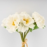 Букет маков, 5 бутонов, белый, 31 см (9259-144)