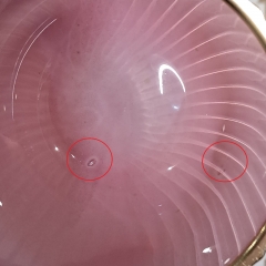 УЦІНКА Ємність для зберігання "Коффа", рожева, 11 см (Бульбашки всередині,потертості) (00BR-9157-009)