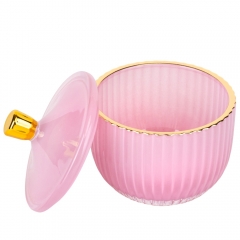 УЦІНКА Ємність для зберігання "Коффа", рожева, 11 см (Бульбашки всередині,потертості) (00BR-9157-009)