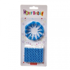 Свічки для торта "Сині" (8133-003)