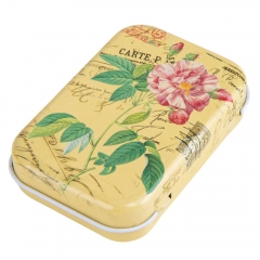 Металлические подарочные коробочки 7,5*5*2см * Рандомный выбор дизайна (0253J/C)