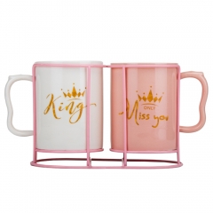 Набор кружек "Love you", 350 мл * Рандомный выбор дизайна (9111-023)