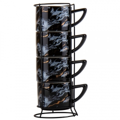 Набор кружек "Мраморная красота", 180 мл * Рандомный выбор дизайна (9111-024)