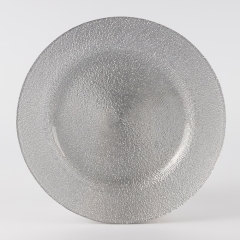 Тарілка "Сяйво миті", срібна, 33,5 см (9251-011)