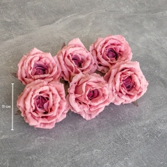 Головка троянди, рожева, 11 см (9222-027)