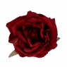 Головка троянди, бордова, 11 см (9222-028)