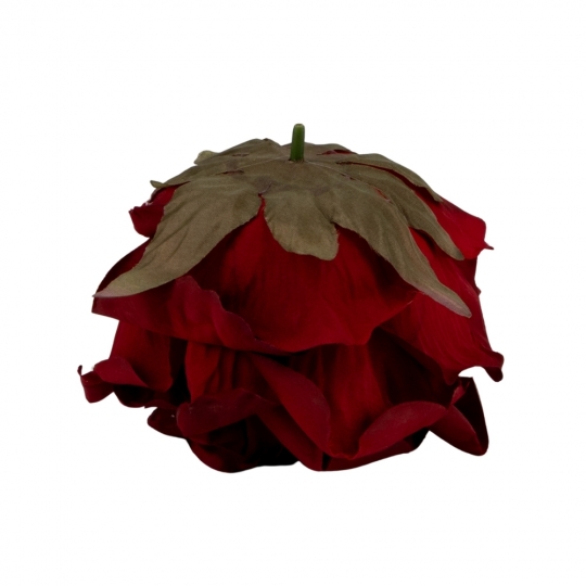 Головка троянди, бордова, 11 см (9222-028)