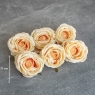 Головка розы, бежевая, 11 см (9222-029)