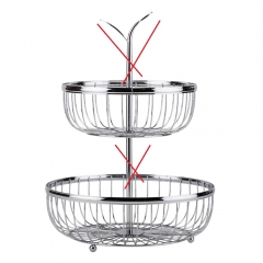 УЦІНКА Фруктівниця "Срібне Сяйво", 28,5 * 41 см(Відсутні тримачі,неможливо зібрати) (00BR-9203-008)