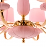 Люстра підвісна ясно-рожева на 8 ламп (BL002/8pink)