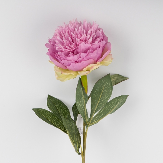 Штучна півонія, лілова, 83 см (2019-003)