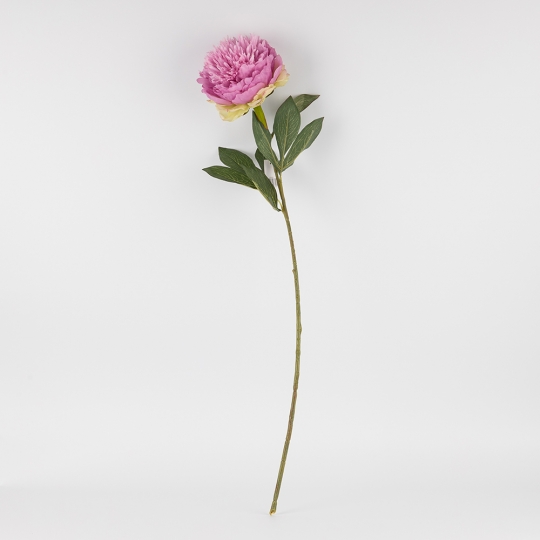 Штучна півонія, лілова, 83 см (2019-003)