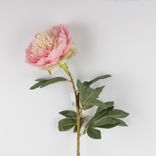 Искусственные пионы, розовые, 92 см (2019-010)