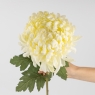Искусственная хризантема, белая, 91 см (2019-012)