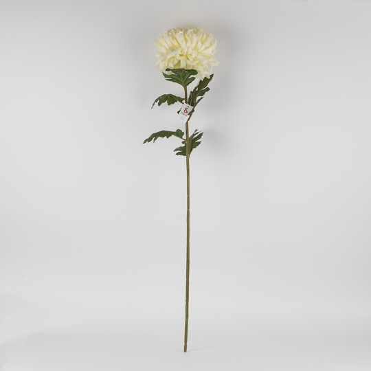 Искусственная хризантема, белая, 91 см (2019-012)