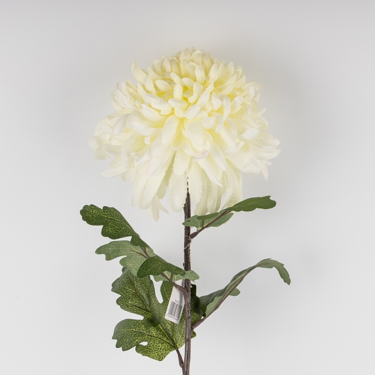 Искусственная хризантема, белая, 84 см (2019-013) Искусственная хризантема, белая, 84 см (2019-013)