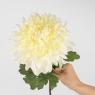 Искусственная хризантема, белая, 84 см (2019-013)