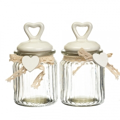 УЦІНКА Набір для спецій "Серця"  (2 предмета) (Плями на тканині,невеликі дефекти) (014AW-2)