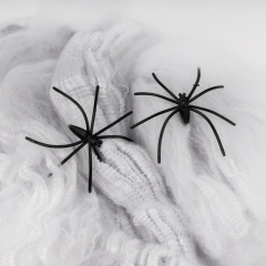 Декор на Хелловін "Біла павутина з павуками", 20 г (9242-003)