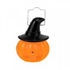 Світлодіодна свічка (LED) з підвіскою "Гарбуз у шляпі", 9 см (9242-013)