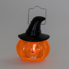 Світлодіодна свічка (LED) з підвіскою "Гарбуз у шляпі", 9 см (9242-013)