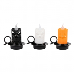 Світлодіодні свічки (LED) "Моторошні обличчя", 8 см (9242-014)