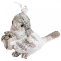 Подвеска "Синичка с подарком" (2007-192)