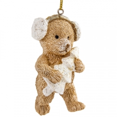 Подвеска "Мишка с елочкой" (2007-235)
