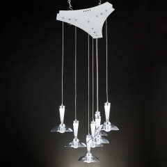 Люстра подвесная на 7 прозрачных ламп (ZW003/7) (ZW003/7)
