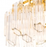 Люстра кругла з скляним декором на 8 ламп LED 40W (ZW072/8)