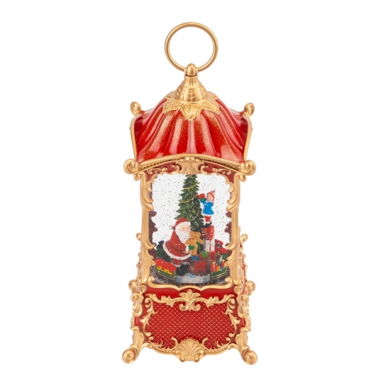 Новорічний ліхтар з підсвіткою та музикою Новорічний ліхтар з підсвіткою та музикою