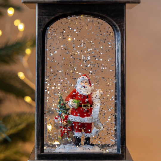 Новорічний ліхтар з підсвіткою та музикою Новорічний ліхтар з підсвіткою та музикою